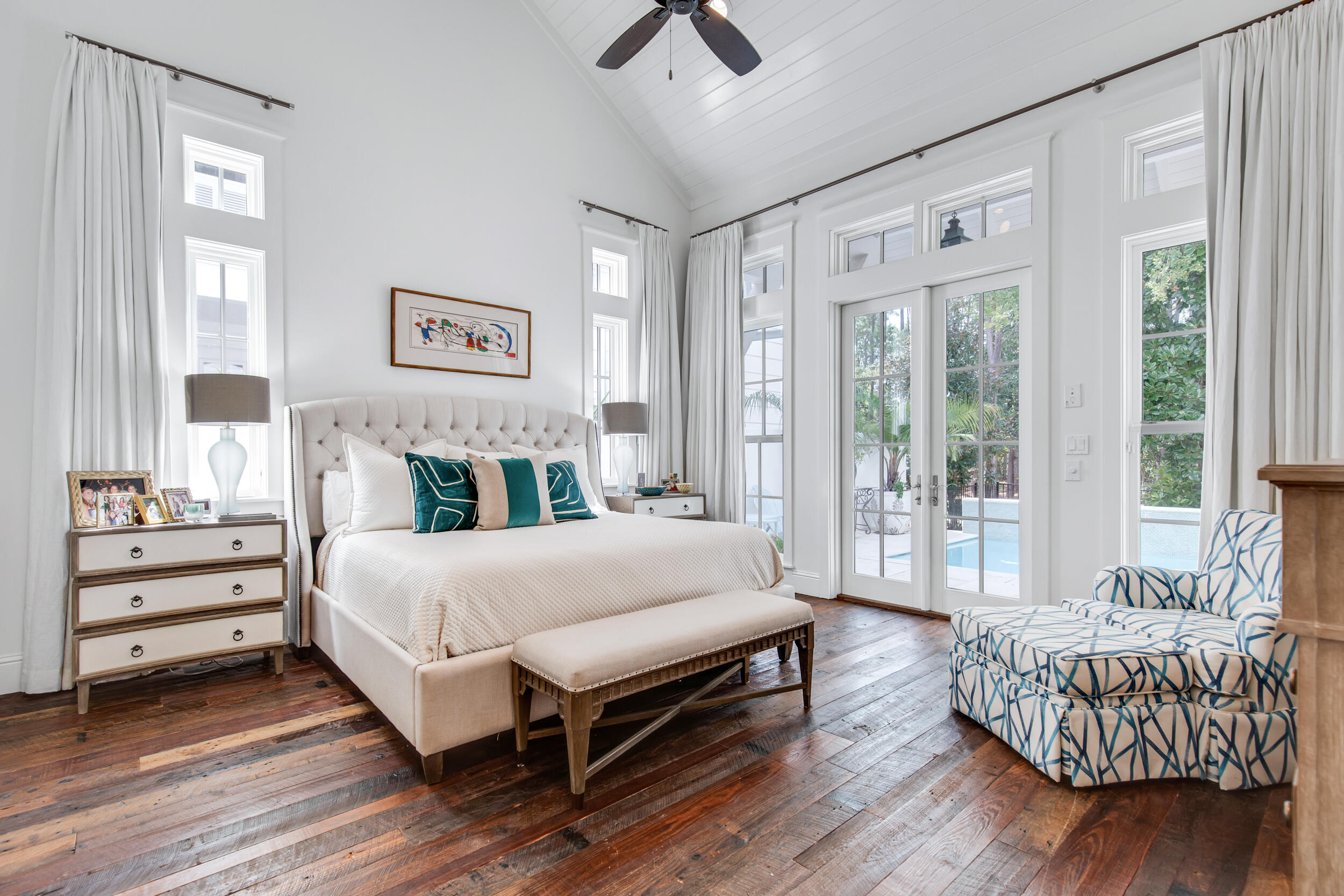 29 Bennett Santa Rosa Beach, FL 32459 - Photo 21 of 60 a bedroom with a bed and a large window