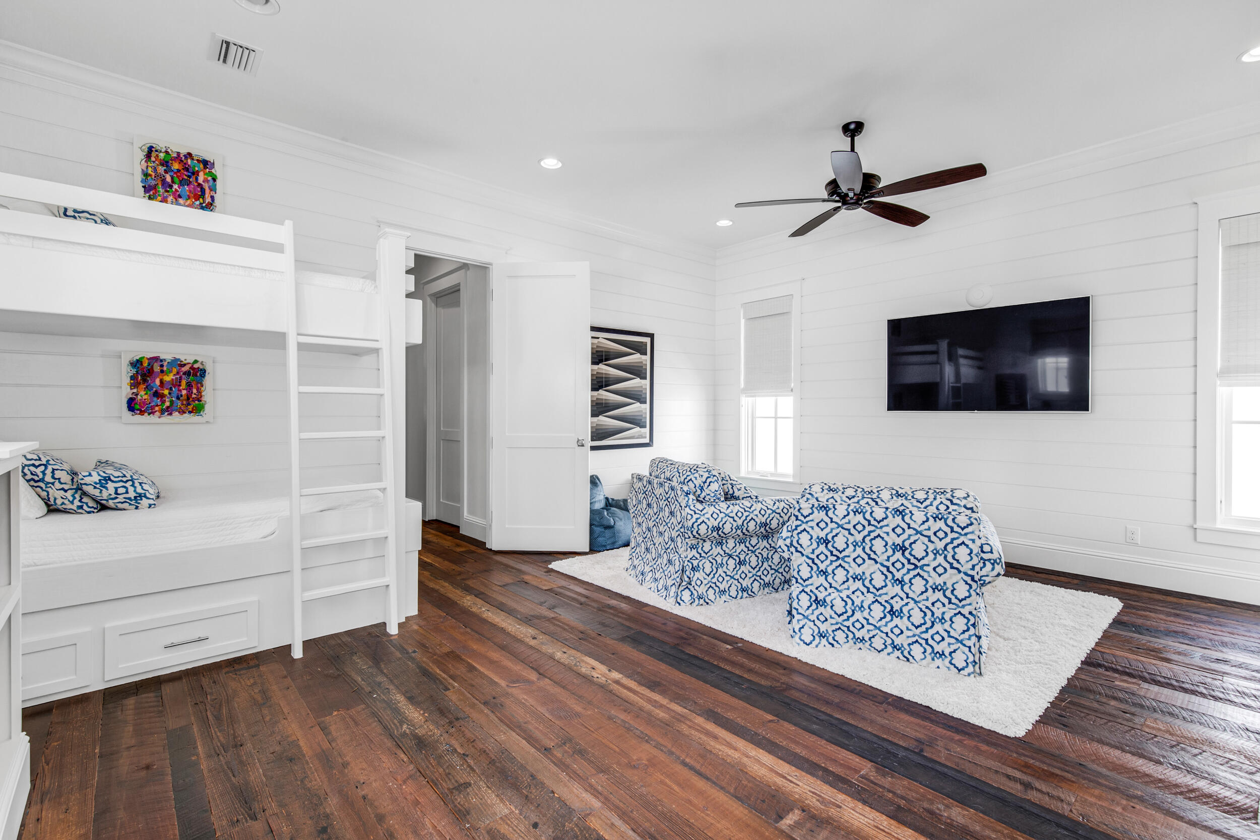29 Bennett Santa Rosa Beach, FL 32459 - Photo 30 of 60 a living room with furniture and a flat screen tv