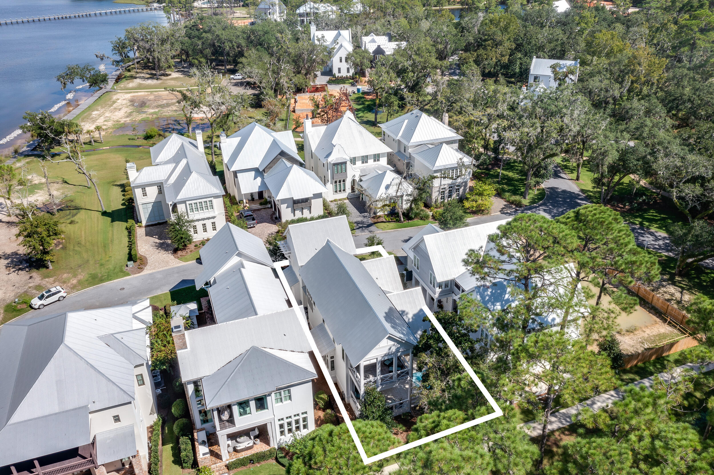 29 Bennett Santa Rosa Beach, FL 32459 - Photo 56 of 60 an aerial view of residential houses with outdoor space