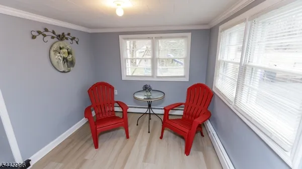 a view of a room with furniture window and outside view