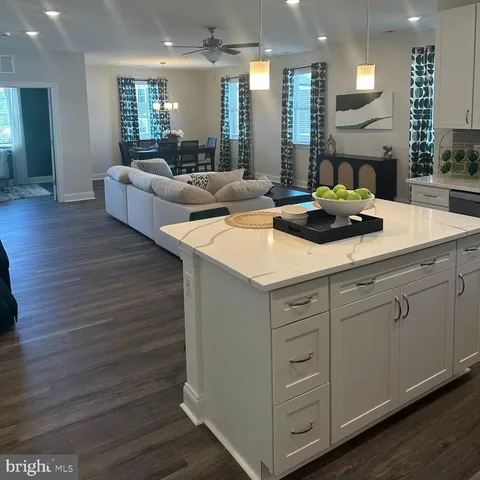 a balcony with a couch