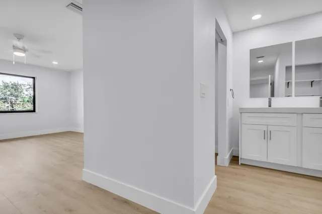 a view of an empty room