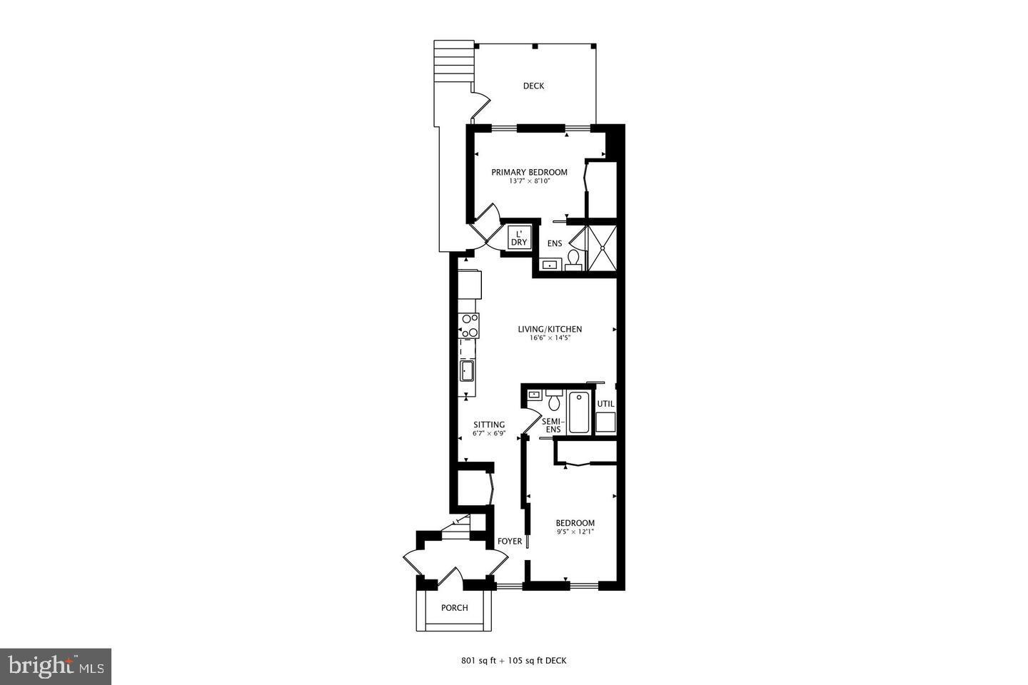 428 Evarts Street Northeast, Unit 2 Washington, DC 20017 - Photo 35 of 37 a picture of a floor plan