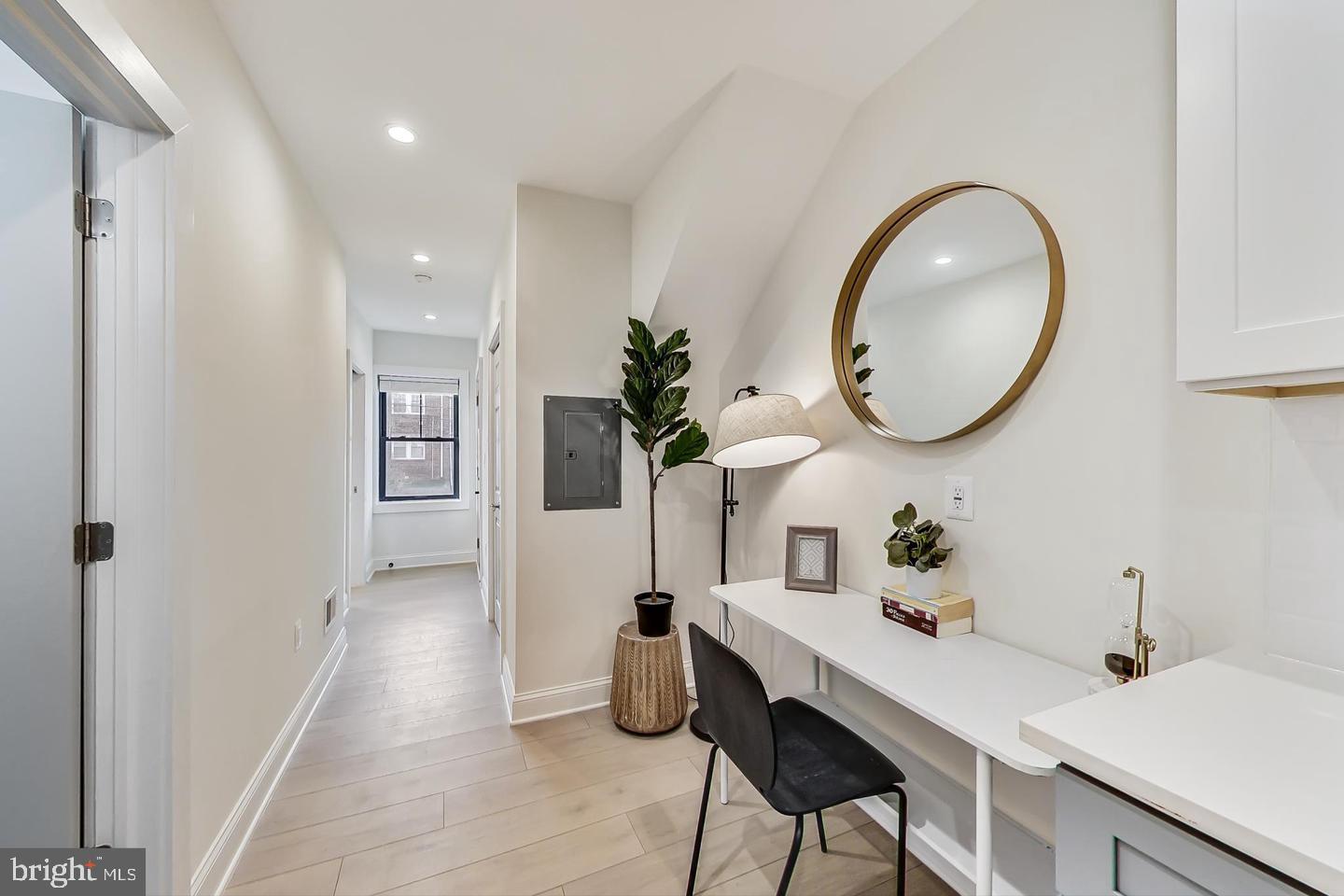 428 Evarts Street Northeast, Unit 2 Washington, DC 20017 - Photo 7 of 37 a kitchen with a table and chairs in it