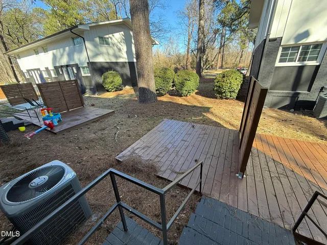 a view of outdoor space with seating area