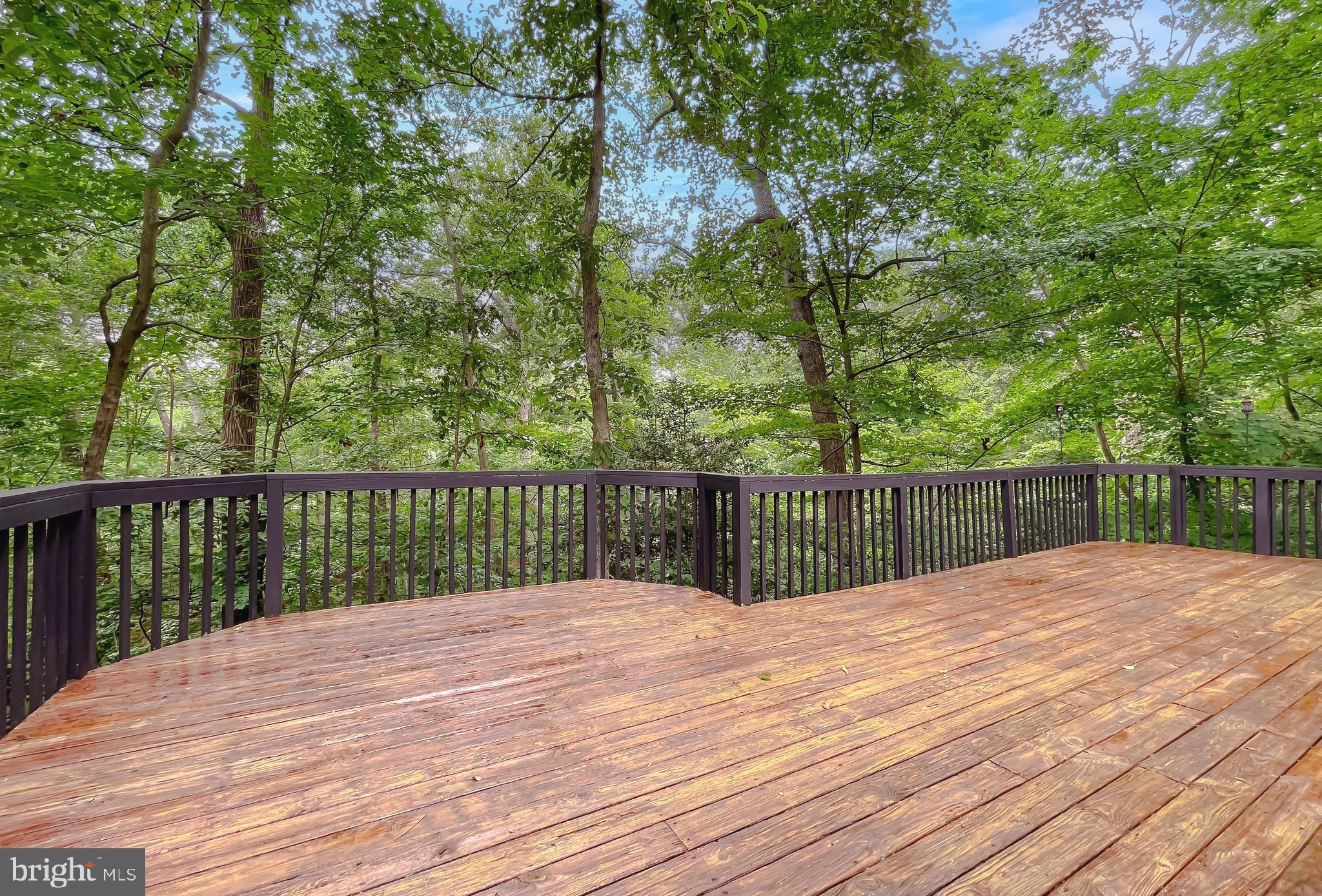 11517 Wrangler Road Lusby, MD 20657 - Photo 44 of 52 a balcony with wooden floor and fence