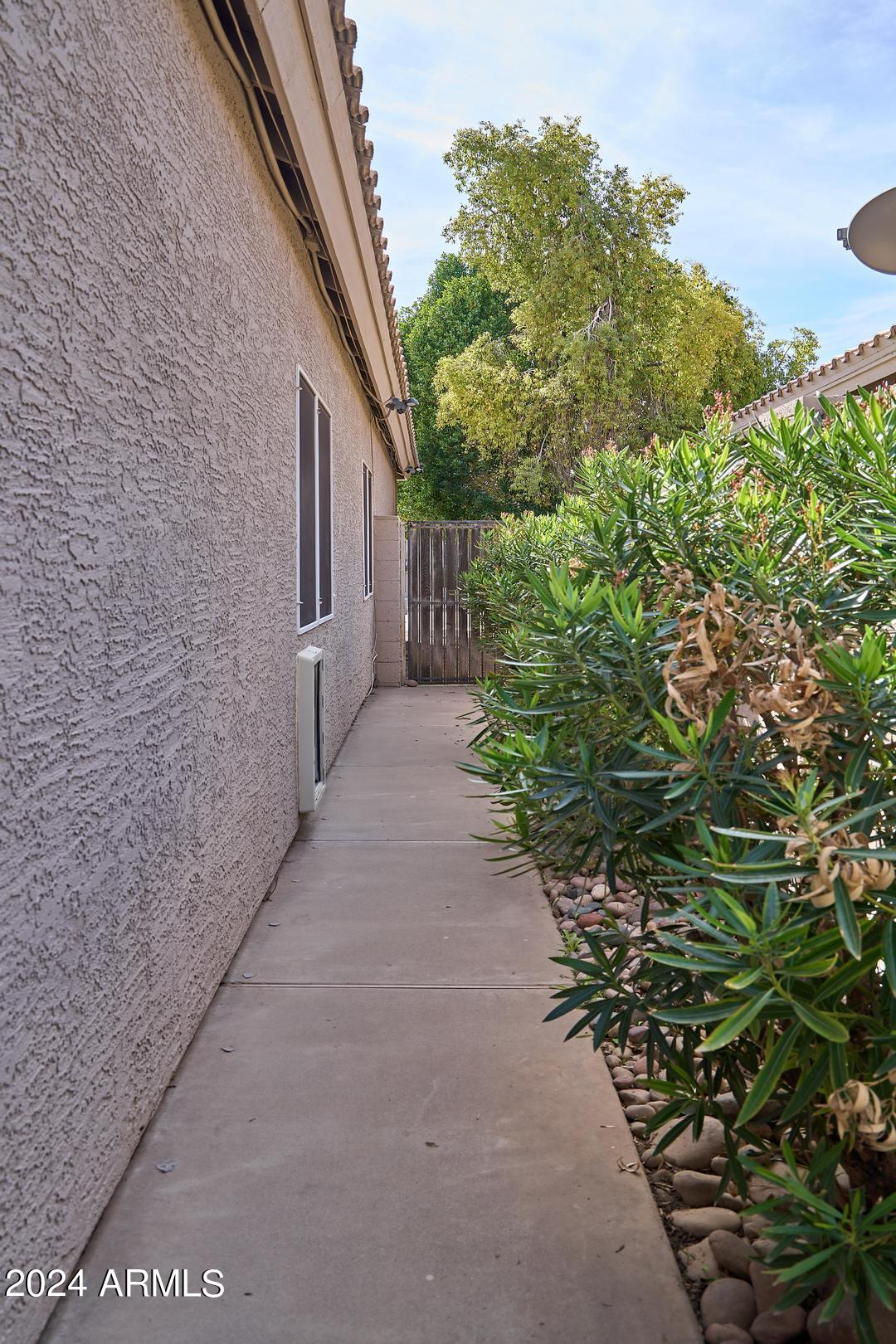 178 West El Freda Road Tempe, AZ 85284 - Photo 36 of 47 Backyard-Side and Gate