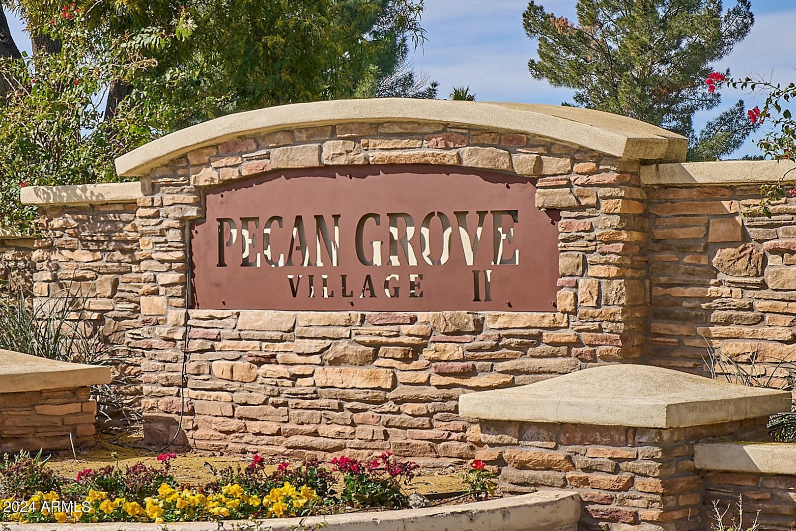 178 West El Freda Road Tempe, AZ 85284 - Photo 47 of 47 Pecan Grove Village II-HOA Sign