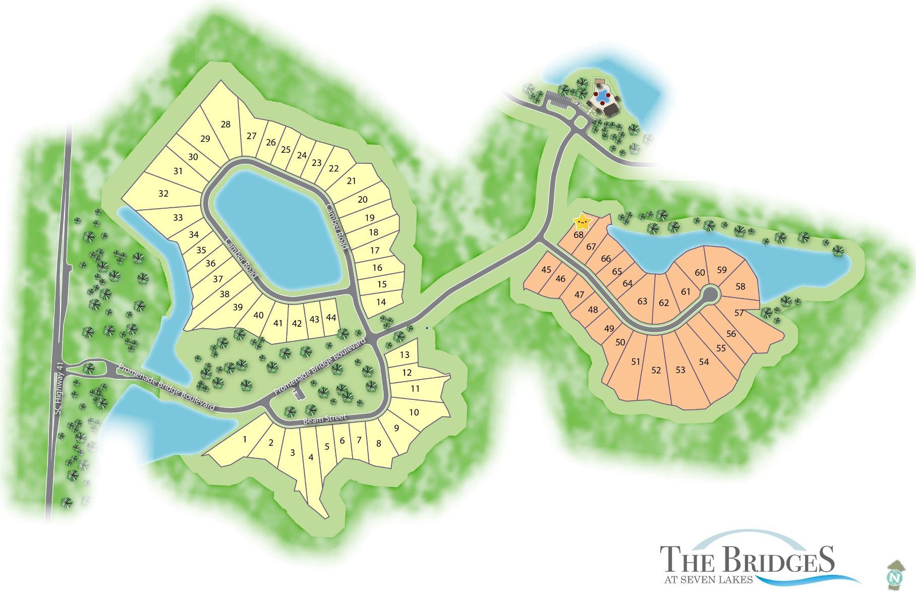 407 Bowstring Drive Huger, SC 29450 - Photo 34 of 35 Madison Lot 68 Location