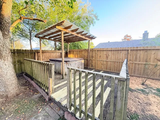 a view of outdoor space with seating