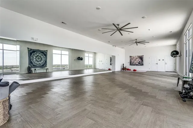 a view of water heater room with a window