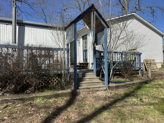 a view of a house with a porch