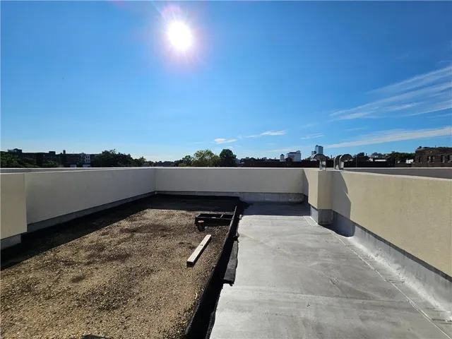 a view of balcony with city view