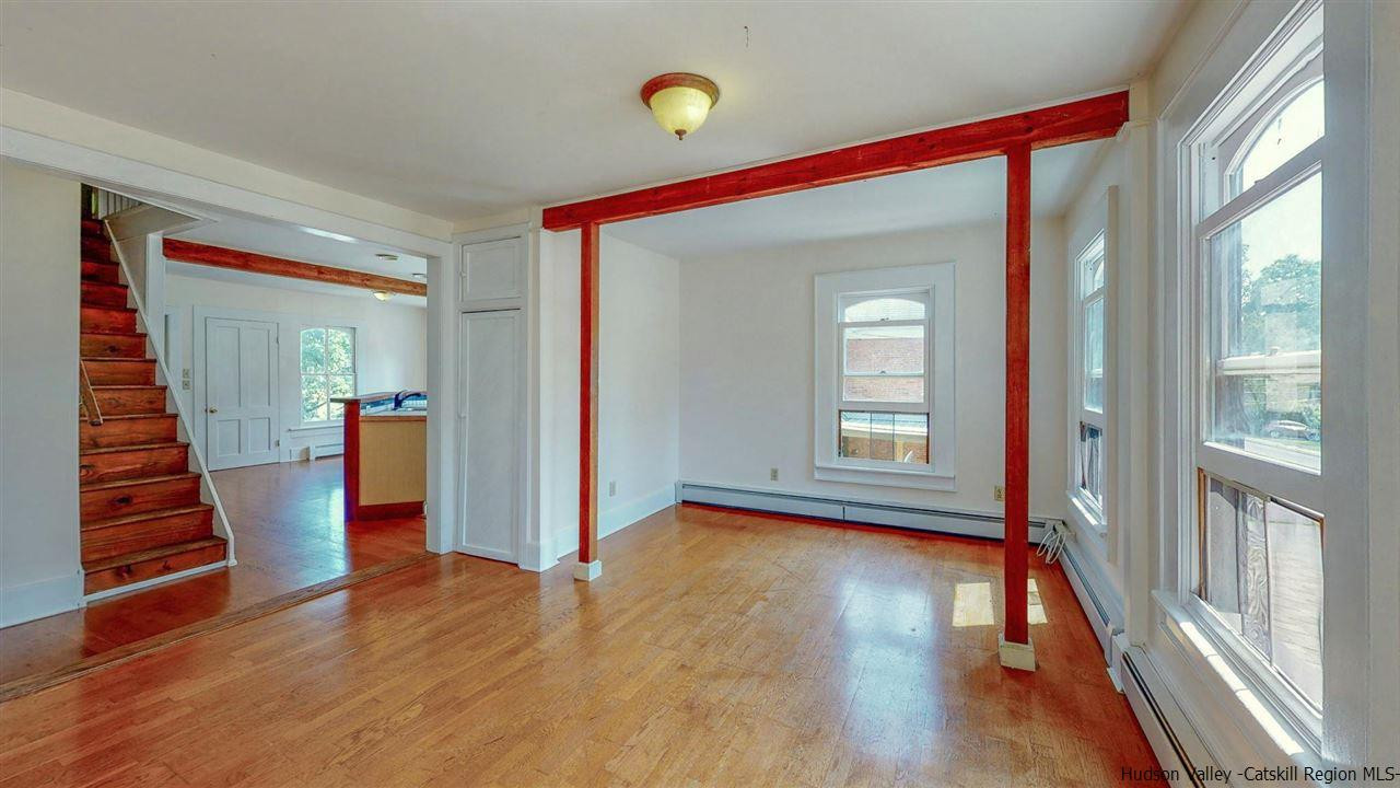 322 Main Street Rosendale, NY 12472 - Photo 30 of 35 a view of an entryway with wooden floor and livingroom