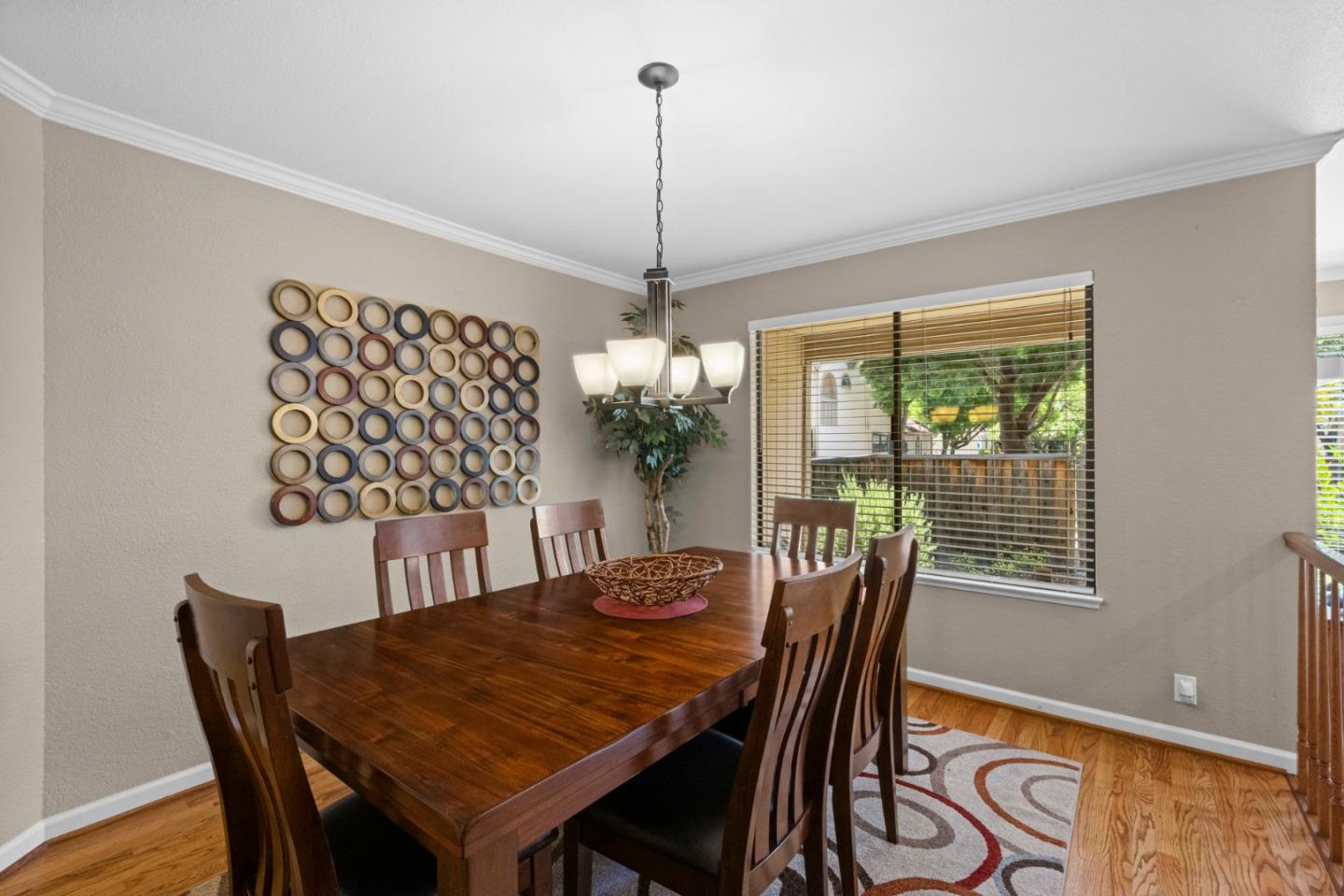2137 Darnis Circle Morgan Hill, CA 95037 - Photo 20 of 66 a view of a dining room with furniture window and wooden floor