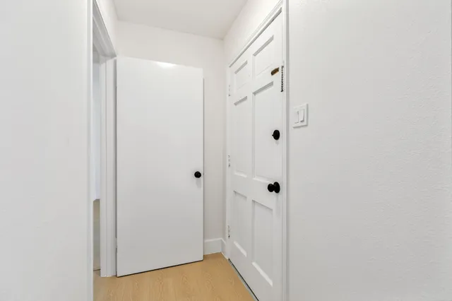 a view of a bathroom with shower
