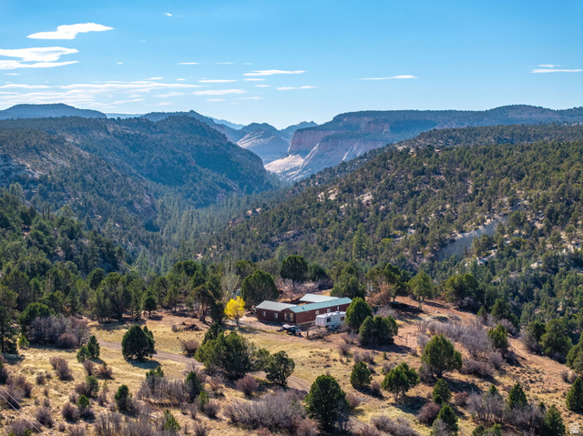 6 South N Frk Road Orderville, UT 84758 - Photo 49 of 68 View of mountain backdrop with a heavily wooded area