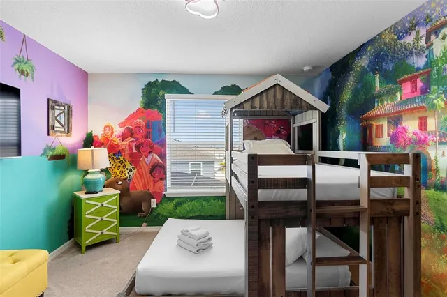 a aerial view of a house