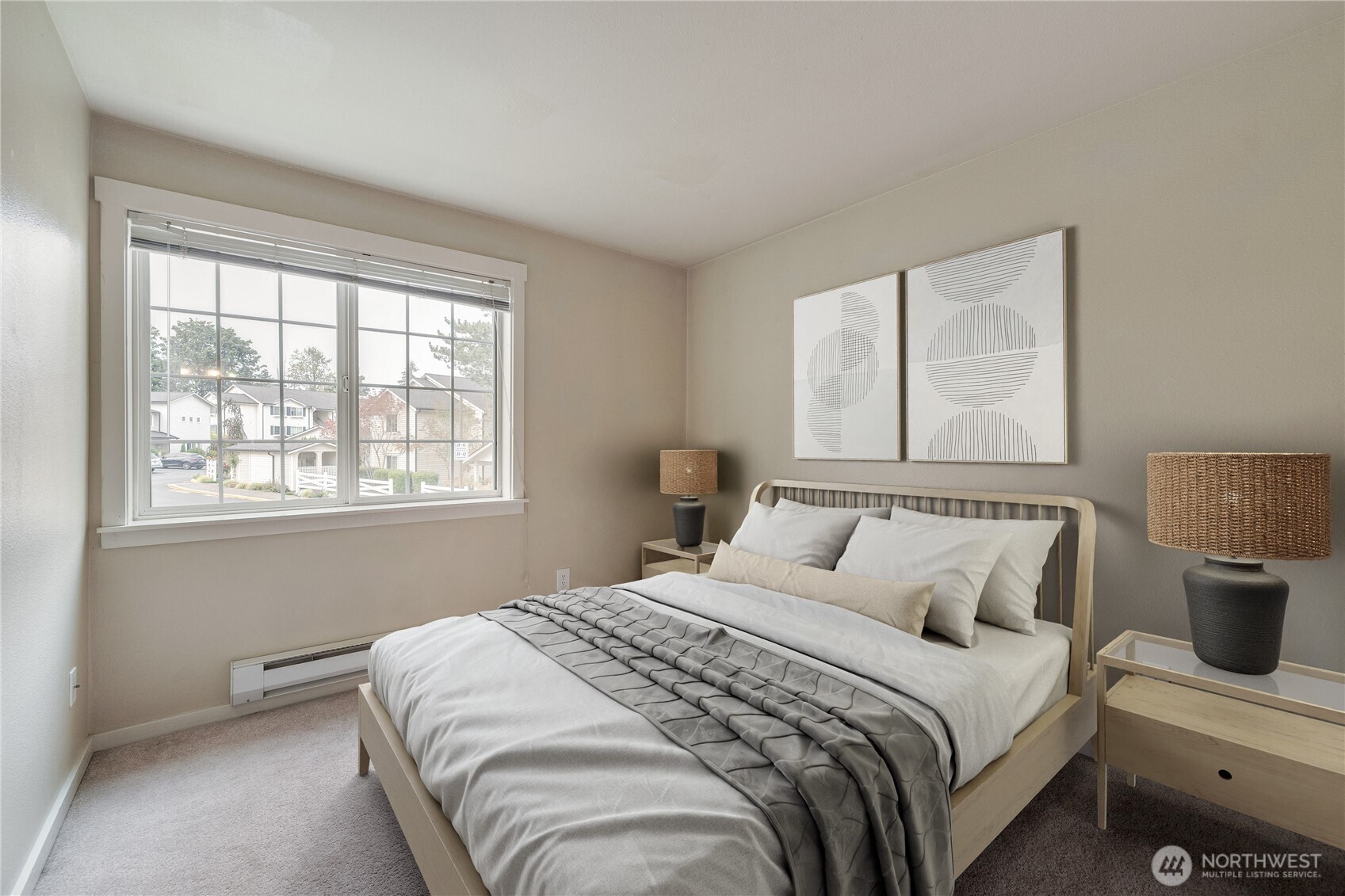 12404 East Gibson Road, Unit Q201 Everett, WA 98204 - Photo 22 of 40 a bedroom with a bed and window