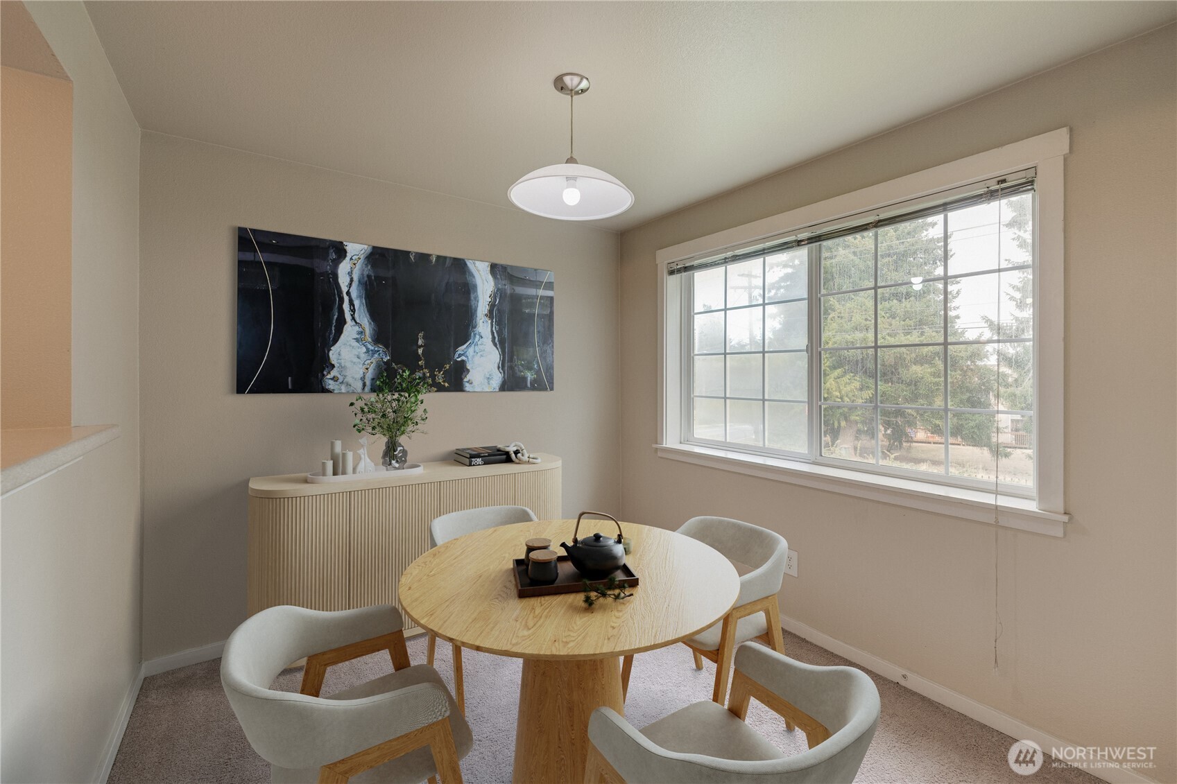 12404 East Gibson Road, Unit Q201 Everett, WA 98204 - Photo 8 of 40 a dining room with furniture and window