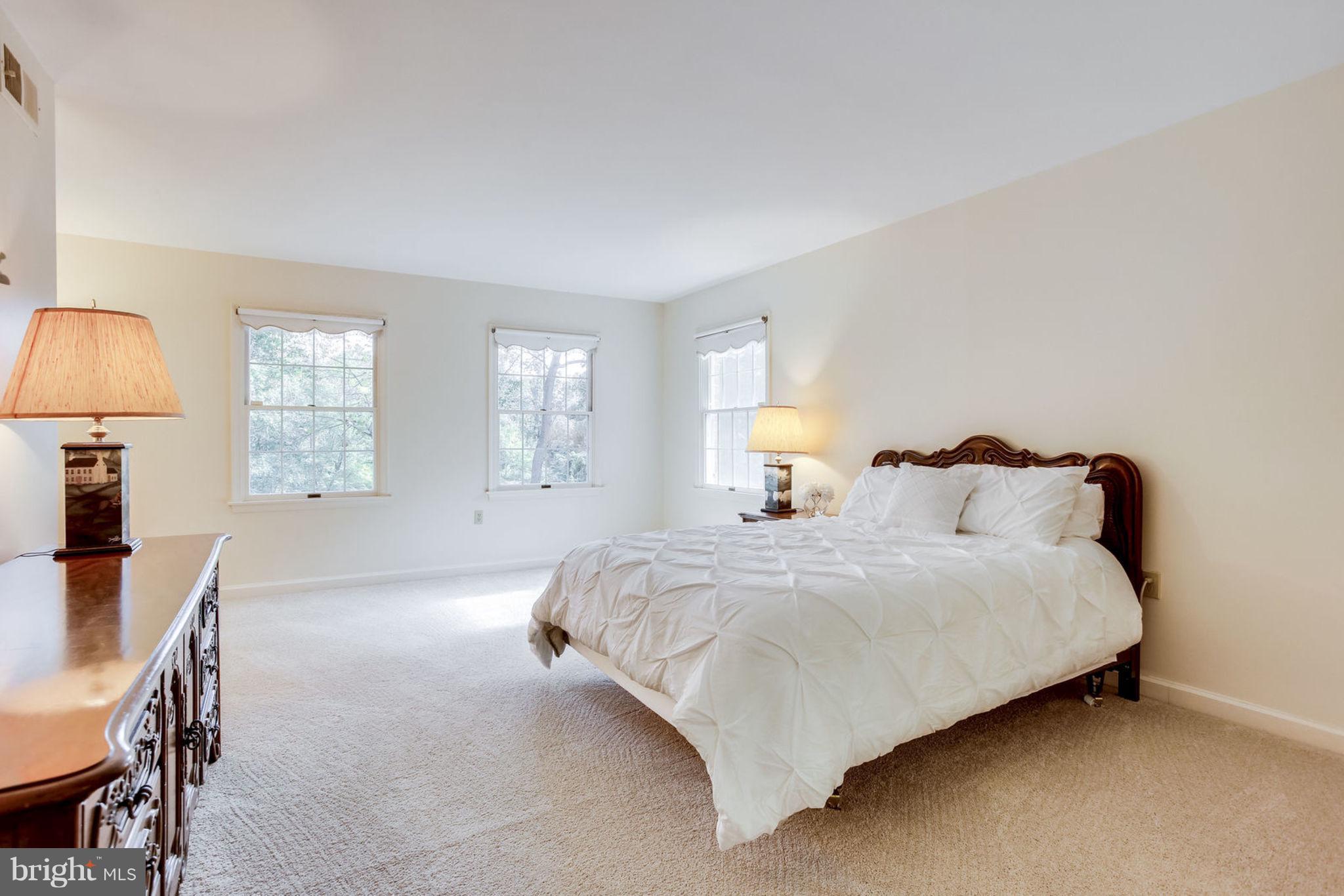 1423 Aldenham Lane Reston, VA 20190 - Photo 15 of 30 Grand master bedroom facing the backyard