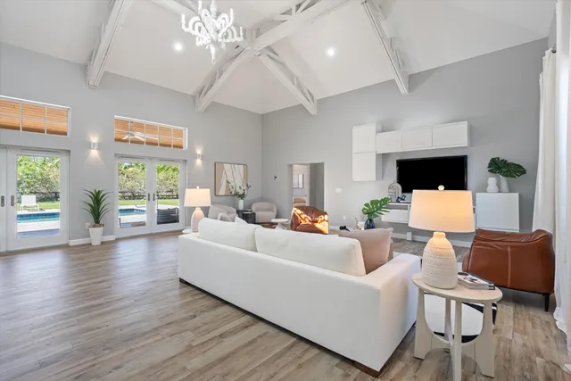 a white bath tub sitting in a bathroom