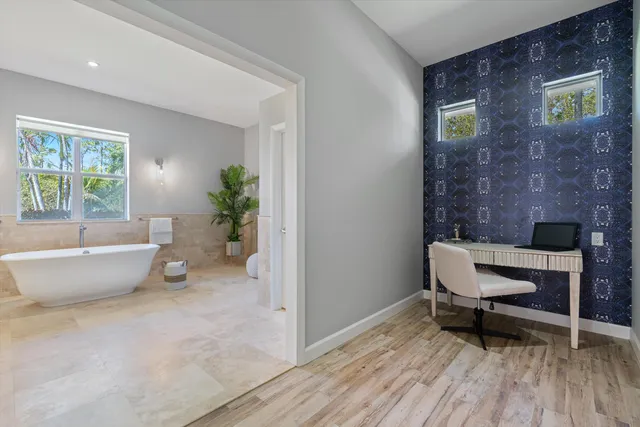 a view of an outdoor sitting space