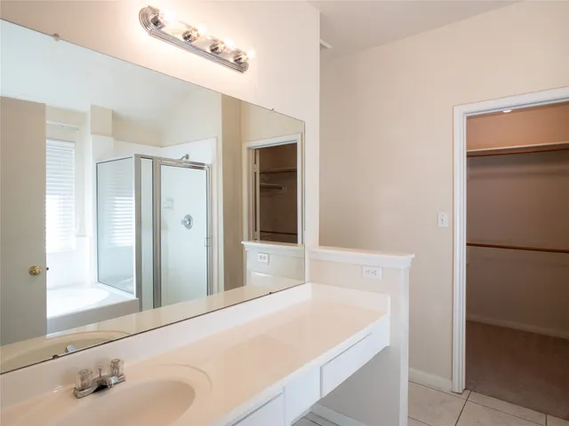 a view of a room with rack on the wall