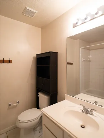 a view of a park with swings