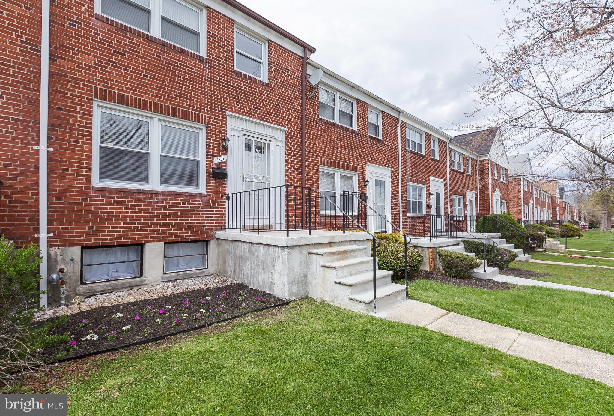 1504 Clairidge Road Baltimore, MD 21207 - Photo 30 of 30 a house view with a garden space