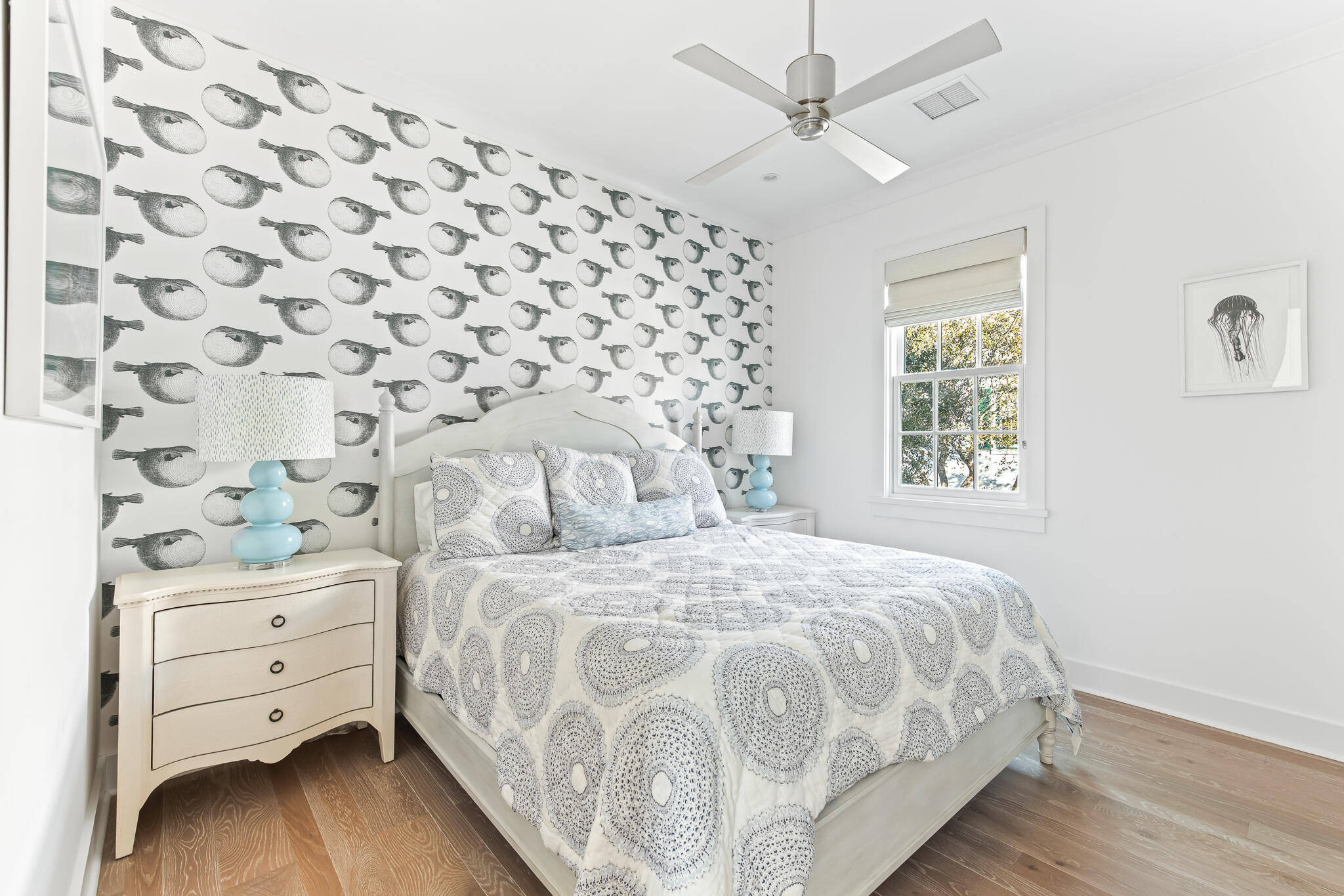 31 North Charles St Inlet Beach Inlet Beach, FL 32461 - Photo 30 of 47 a bedroom with a bed and a window