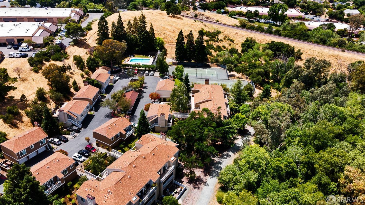348 Mill Road Martinez, CA 94553 - Photo 26 of 28 an aerial view of multiple houses with yard