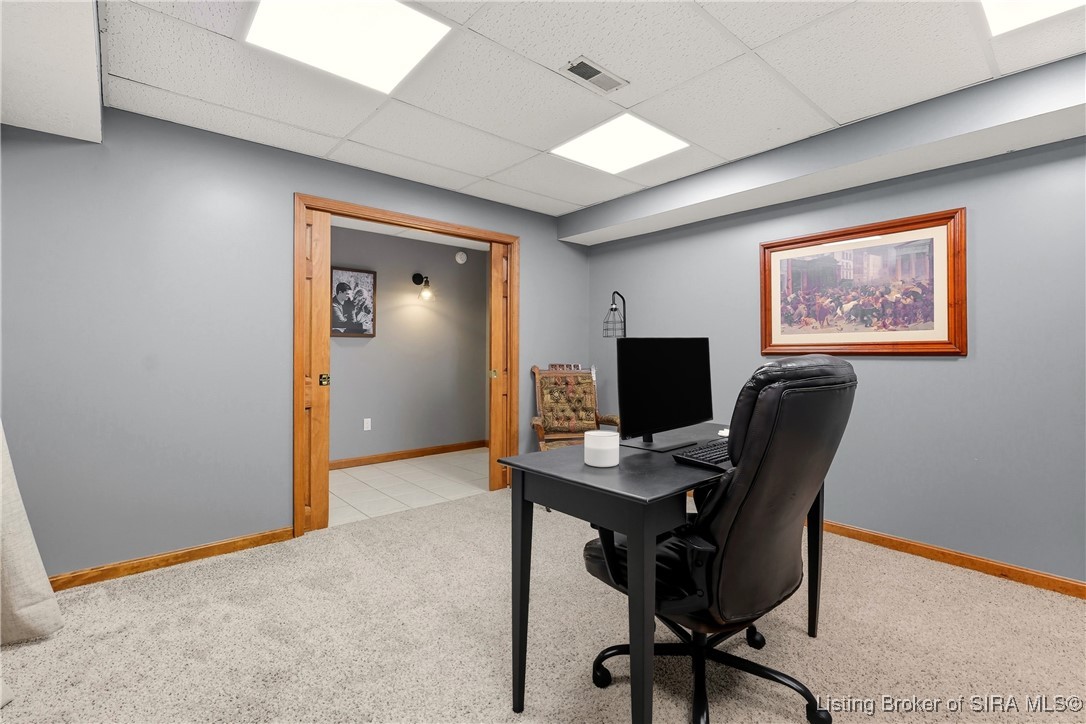 6903 Scottsville Navilleton Road Floyds Knobs, IN 47119 - Photo 39 of 44 Lower level office - could even be a fifth bedroom