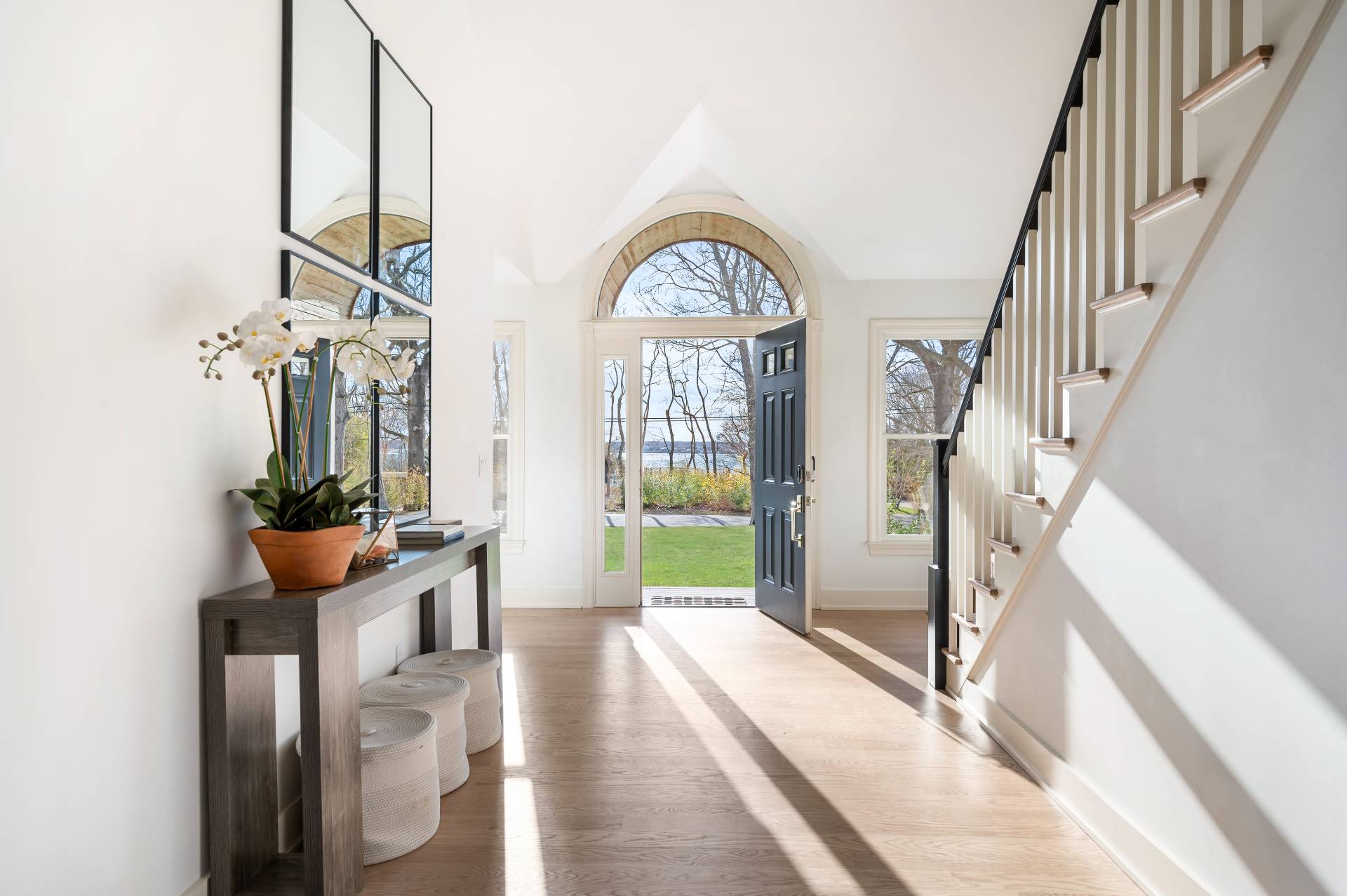 40 Dinah Rock Road Shelter Island, NY 11964 - Photo 10 of 29 a view of an entryway with wooden floor