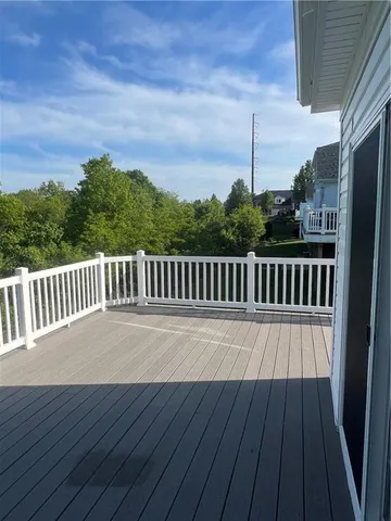a view of a roof deck