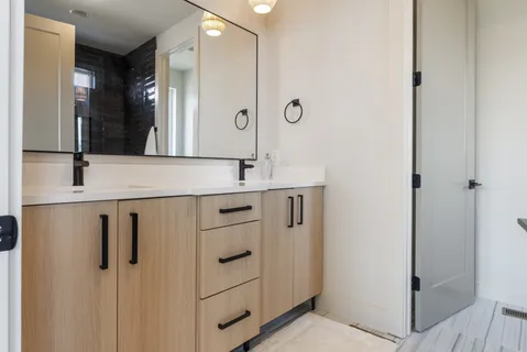 a view of a road near a lake