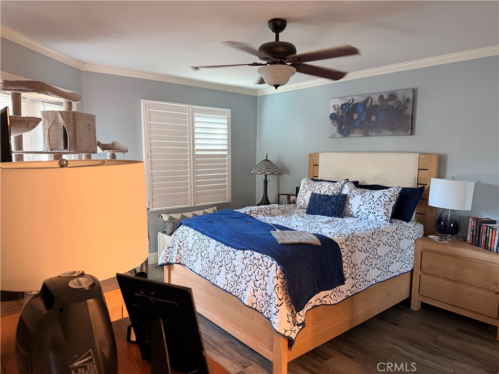 46 Celosia Rancho Santa Margarita, CA 92688 - Photo 9 of 39 Primary bedroom with en-suite bathroom and door to large, private, patio.