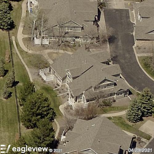 6381 Deframe Way Arvada, CO 80004 - Photo 22 of 22 an aerial view of residential houses with outdoor space