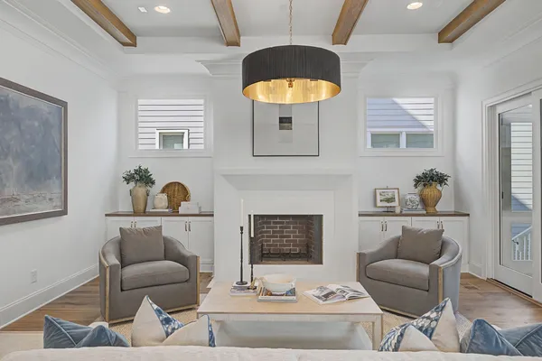 a kitchen with cabinets appliances and a sink