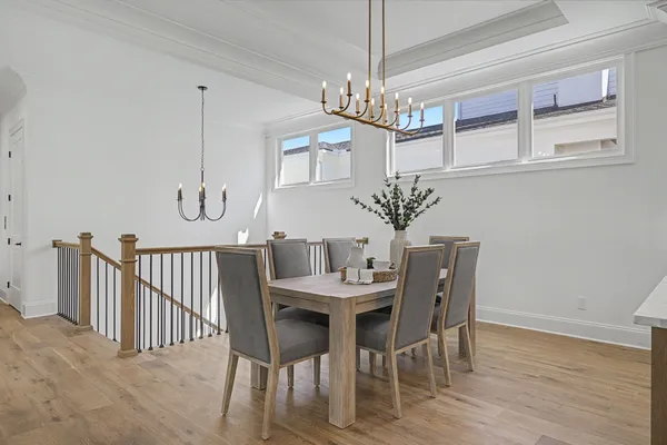 a spacious bathroom with double vanity sink and a mirror