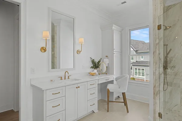 a view of empty room with a window