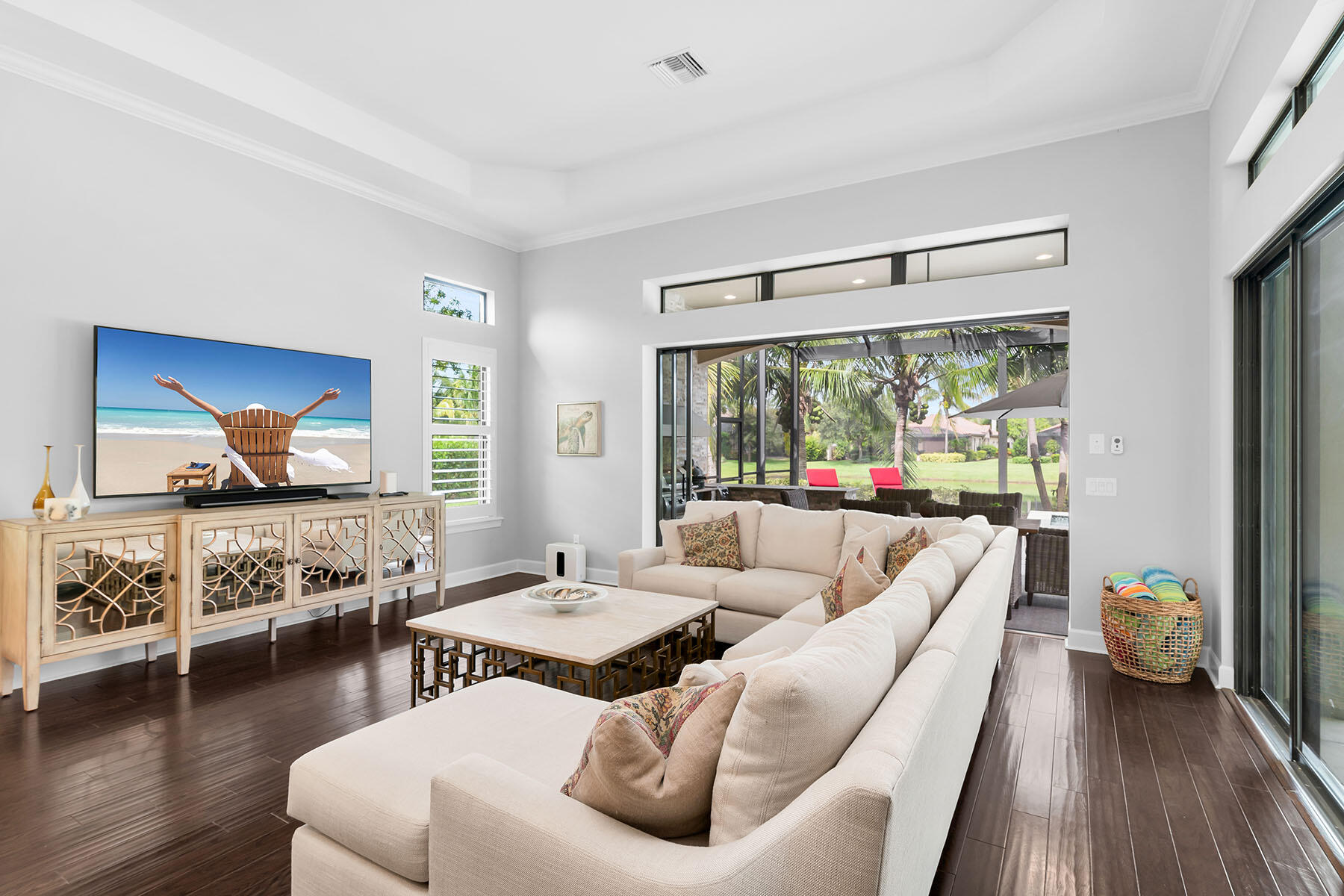 3193 Olympia Lane Naples, FL 34114 - Photo 15 of 50 a living room with furniture and a large window