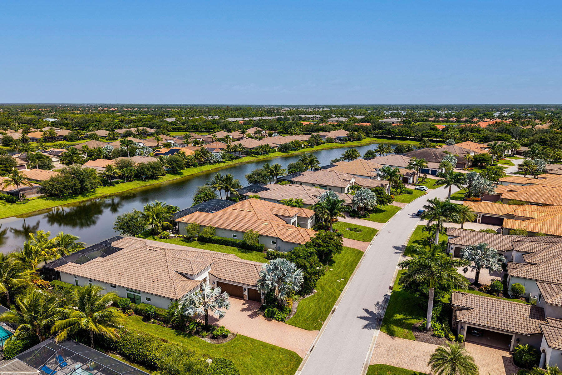 3193 Olympia Lane Naples, FL 34114 - Photo 38 of 50 an aerial view of residential houses with outdoor space