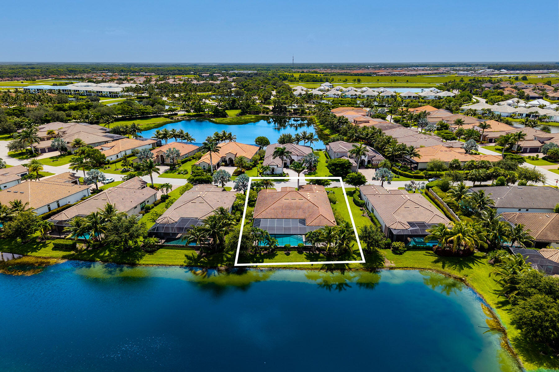 3193 Olympia Lane Naples, FL 34114 - Photo 40 of 50 an aerial view of residential houses with outdoor space and swimming pool