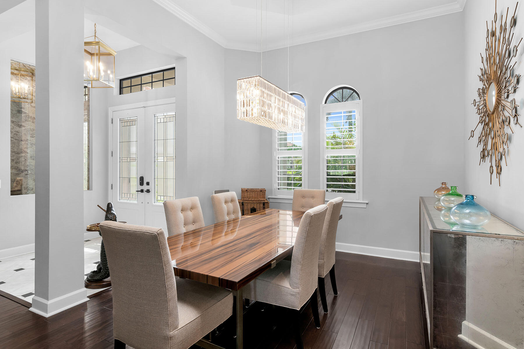 3193 Olympia Lane Naples, FL 34114 - Photo 6 of 50 a view of a dining room with furniture window and wooden floor