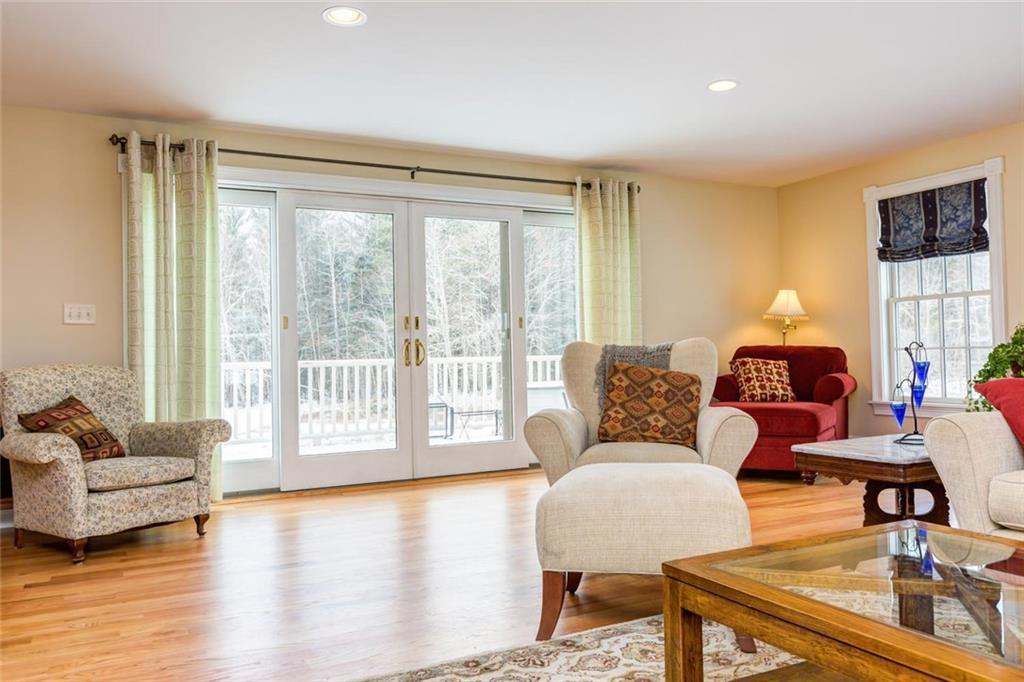 61 Old Field Road Yarmouth, ME 04096 - Photo 12 of 35 A second set of sliding doors to the...
