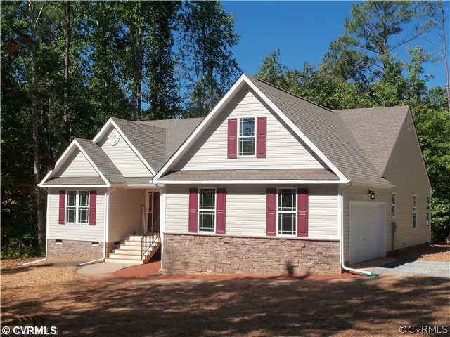 3964 Lost Mill Road Powhatan, VA 23139 - Photo 1 of 24 Exterior Front - Actual picture - carpet in and re
