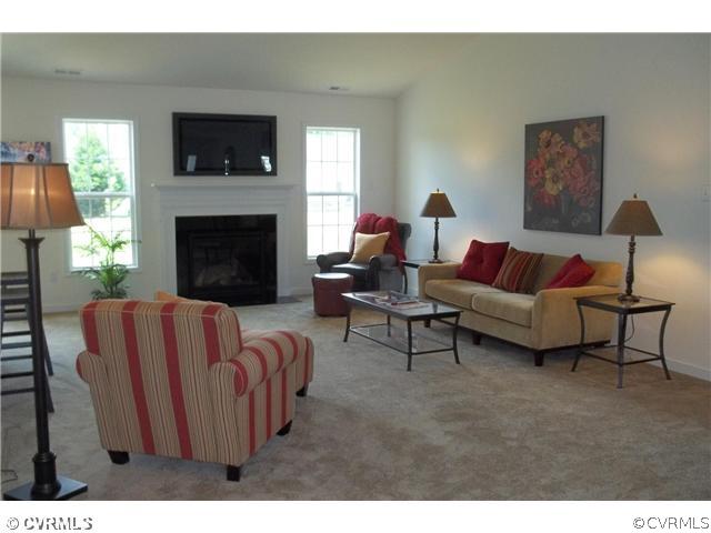 3964 Lost Mill Road Powhatan, VA 23139 - Photo 18 of 24 Den/Family/Great Room - Model photo - great room w