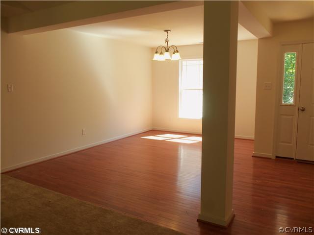 3964 Lost Mill Road Powhatan, VA 23139 - Photo 3 of 24 Dining Room - Actual Picture - hardwood floors, op