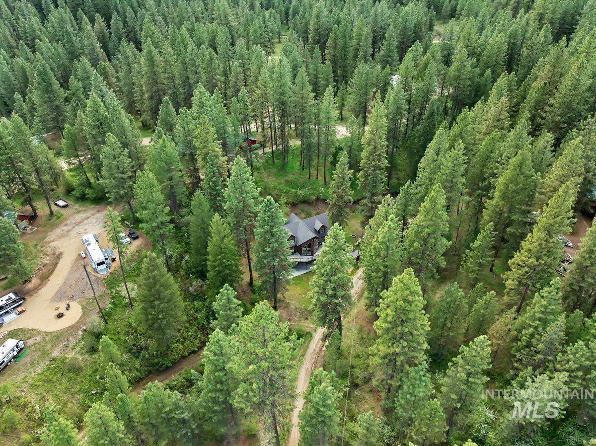11 Forest Trail Road Garden Valley, ID 83622 - Photo 38 of 42 Aerial overview of property's location featuring a forest